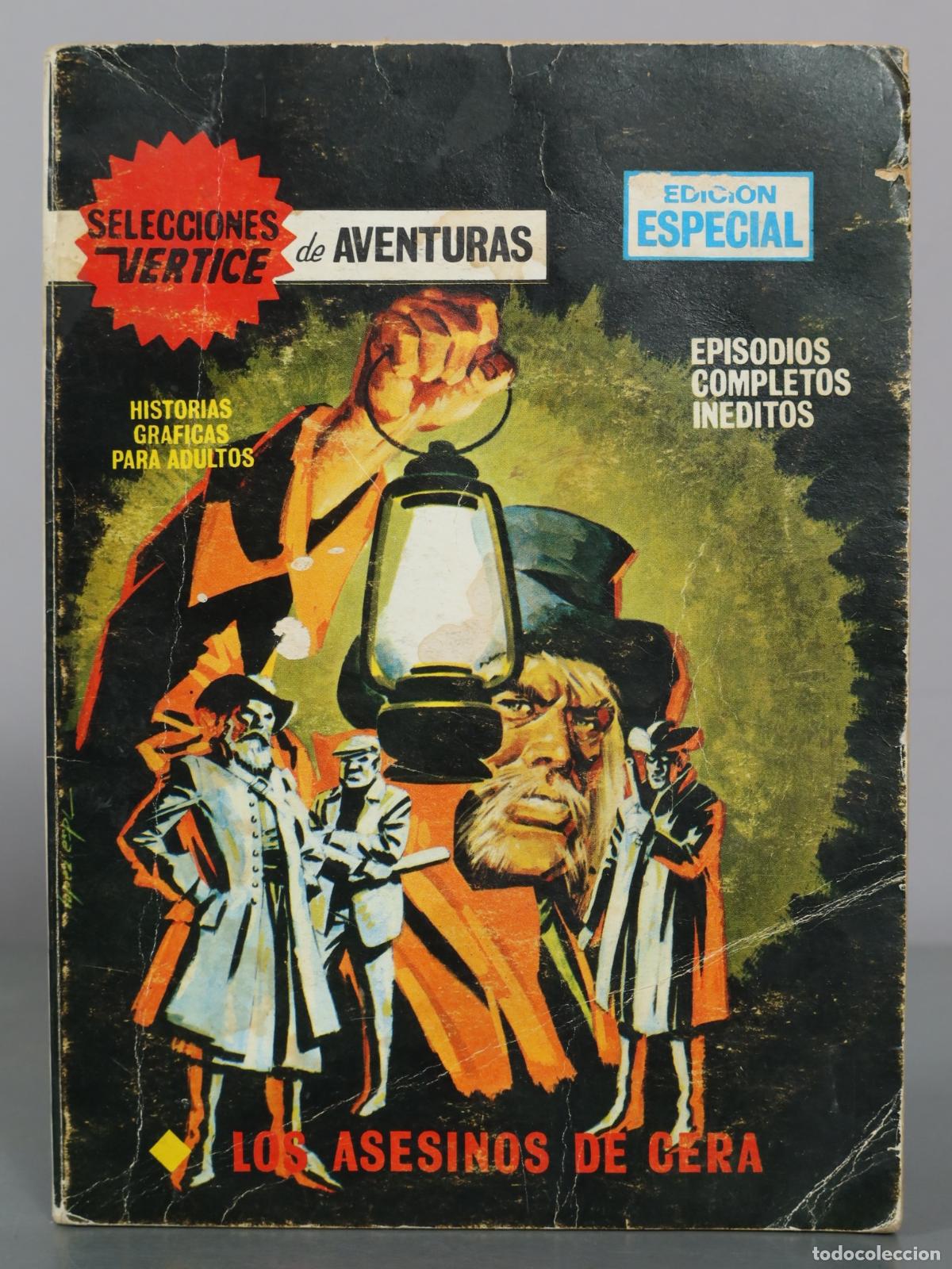 C&oacute;mics: Selecciones V&eacute;rtice de Aventuras - Los Asesinos de Cera - Ediciones V&eacute;rtice