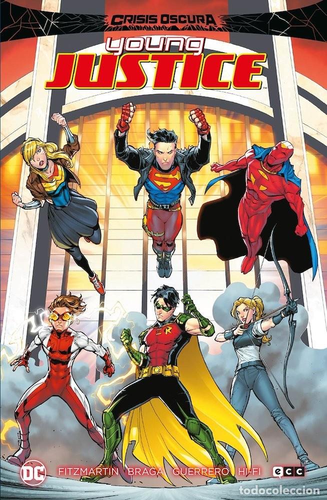 C&oacute;mics: Crisis Oscura: Young Justice - Fitzmartin, Braga, Guerrero, Hi-fi - ECC