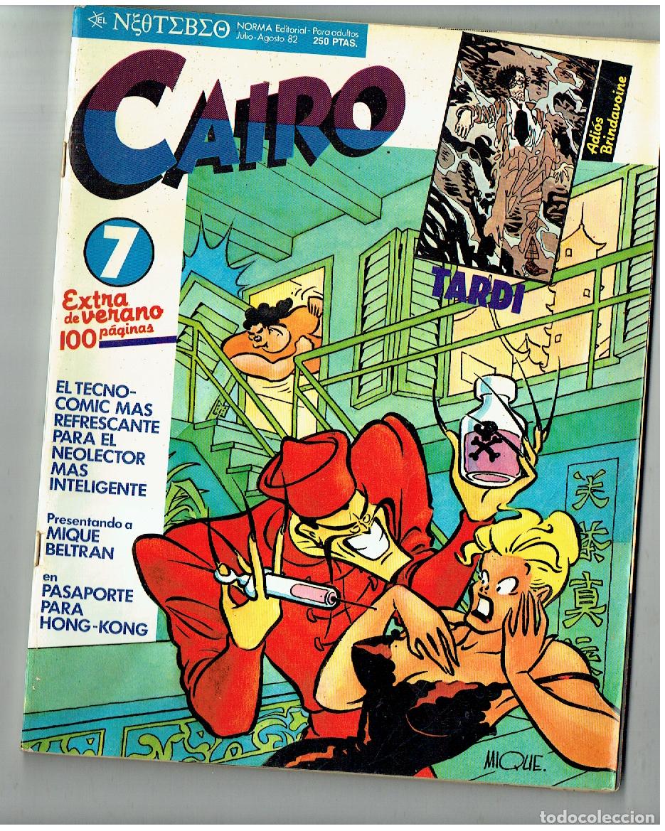 C&oacute;mics: CAIRO. N&ordm; 7. EXTRA DE VERANO, 100 P&Aacute;GINAS. NORMA, 1982. (ST/B8. RUM)