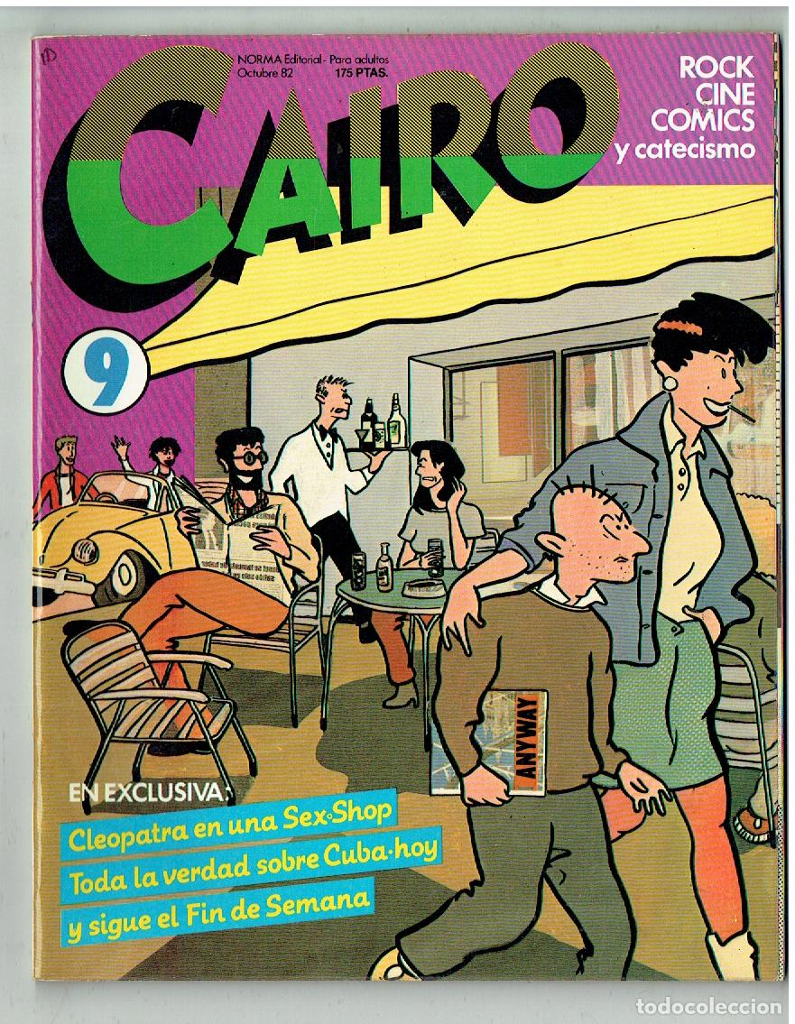 C&oacute;mics: CAIRO. N&ordm; 9. ROCK, CINE, COMICS Y CATECISMO. NORMA, 1982. (ST/B8. RUM)