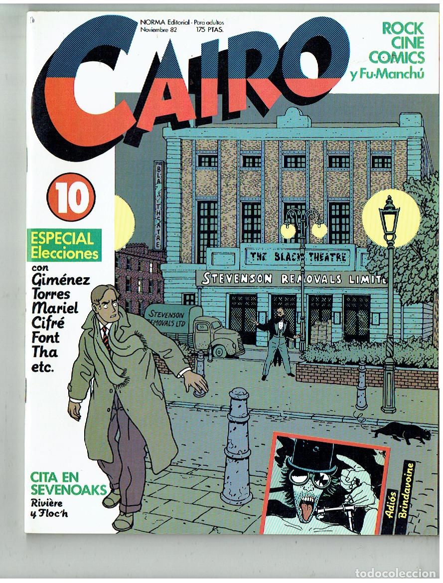 C&oacute;mics: CAIRO. N&ordm; 10. ESPECIAL ELECCIONES. NORMA, 1982. (ST/B8. RUM)