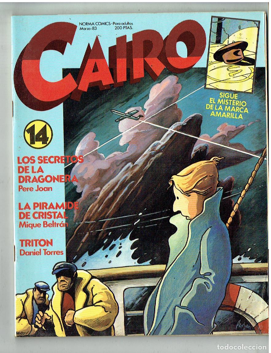 C&oacute;mics: CAIRO. N&ordm; 14. SIGUE EL MISTERIO DE LA MARCA AMARILLA. NORMA, 1982. (ST/B8. RUM)