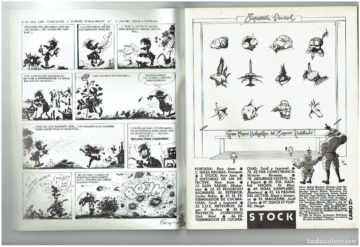 C&oacute;mics: CAIRO. N&ordm; 20. NORMA, 1983. (ST/B8. RUM) - Foto 2