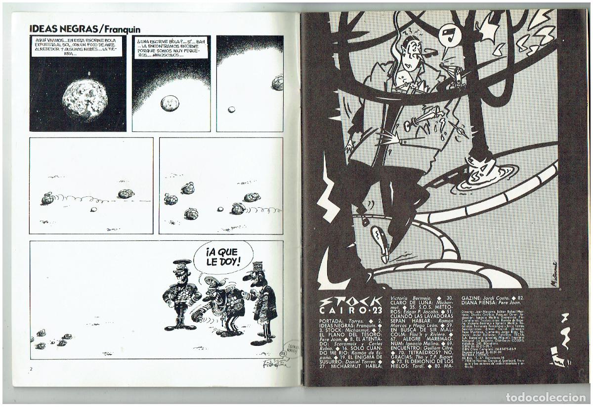C&oacute;mics: CAIRO. N&ordm; 23. LA LINEA CLARA. NORMA, 1984. (ST/B8. RUM) - Foto 2