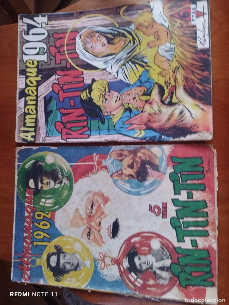 C&oacute;mics: RIN-TIN-TIN ALMANAQUES 1962,1964