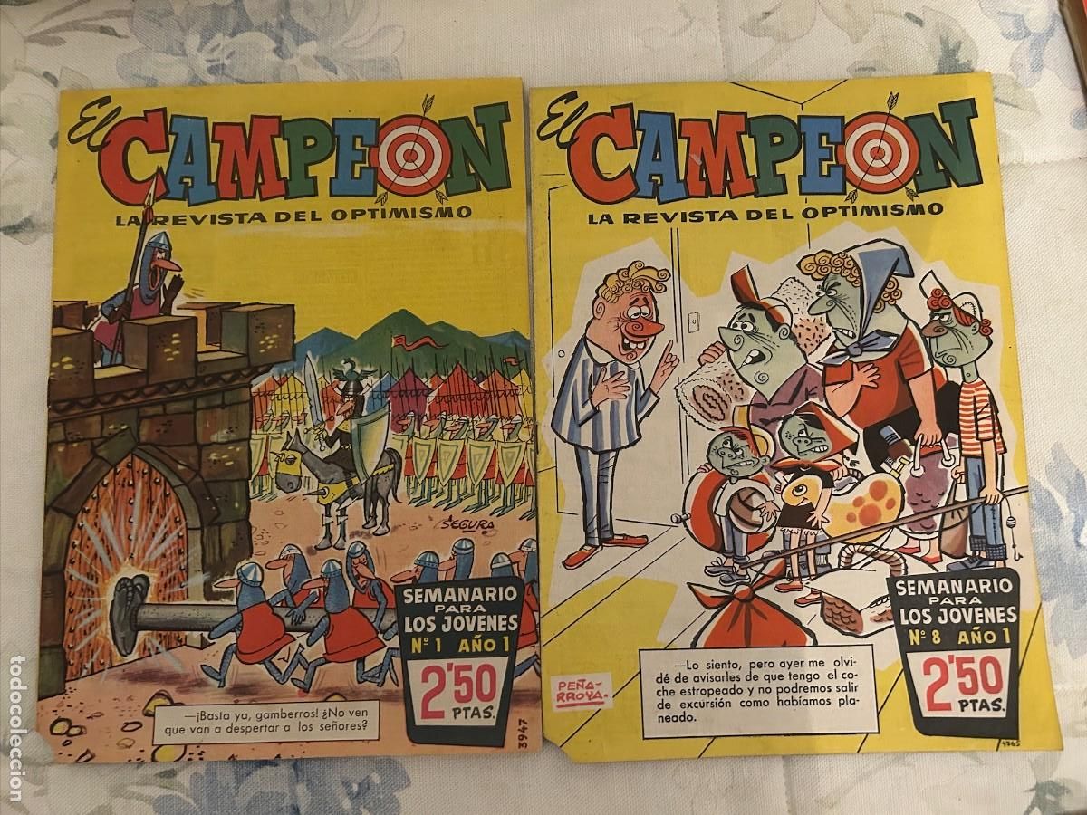 C&oacute;mics: EL CAMPEON N&ordm; 1 Y 8 SE VENDEN SUELTOS MUY BUEN ESTADO