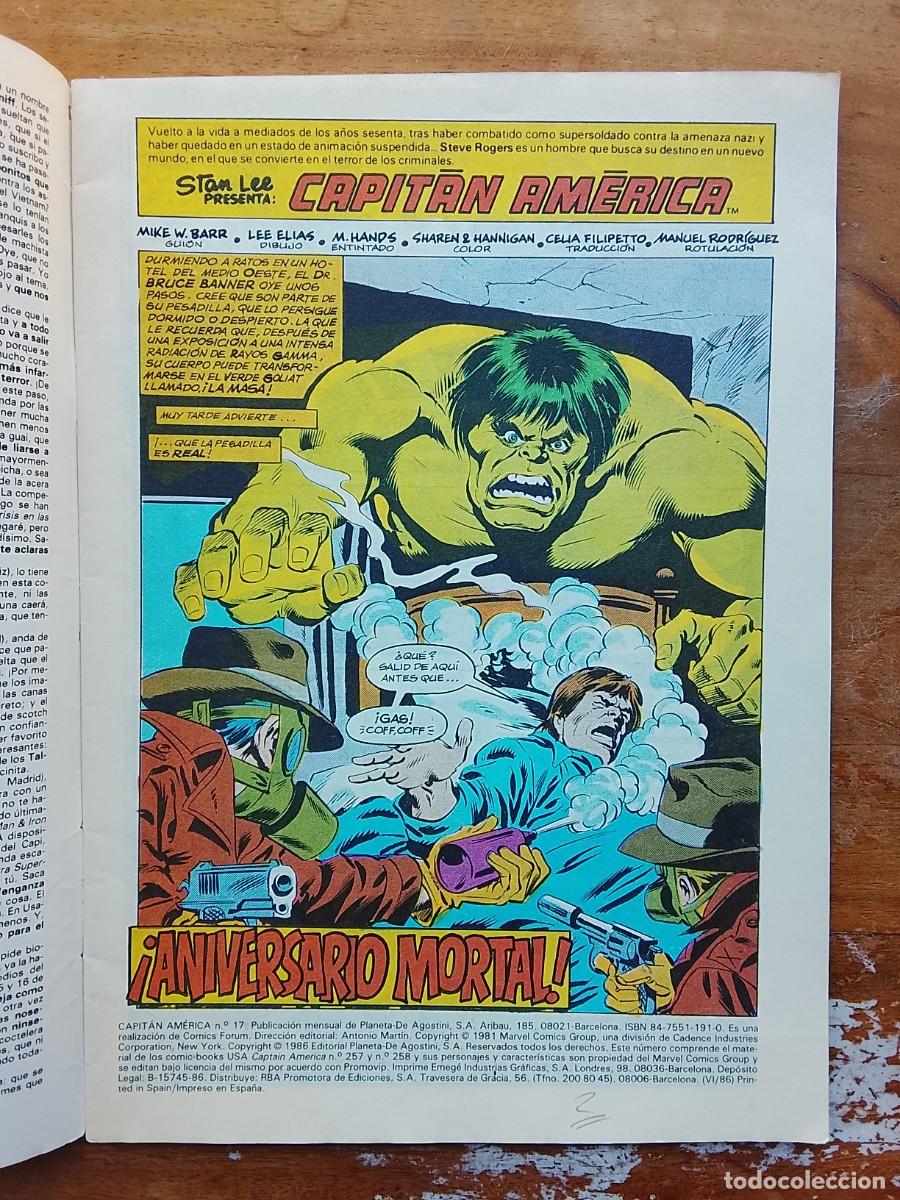 C&oacute;mics: Capit&aacute;n Am&eacute;rica n&uacute;mero 17 - Foto 2