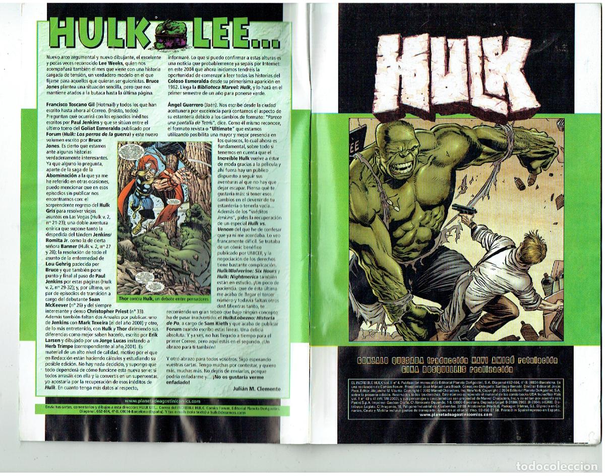 C&oacute;mics: EL INCREIBLE HULK. N&ordm; 4. FORUM, (B/55.1 RUM) - Foto 2