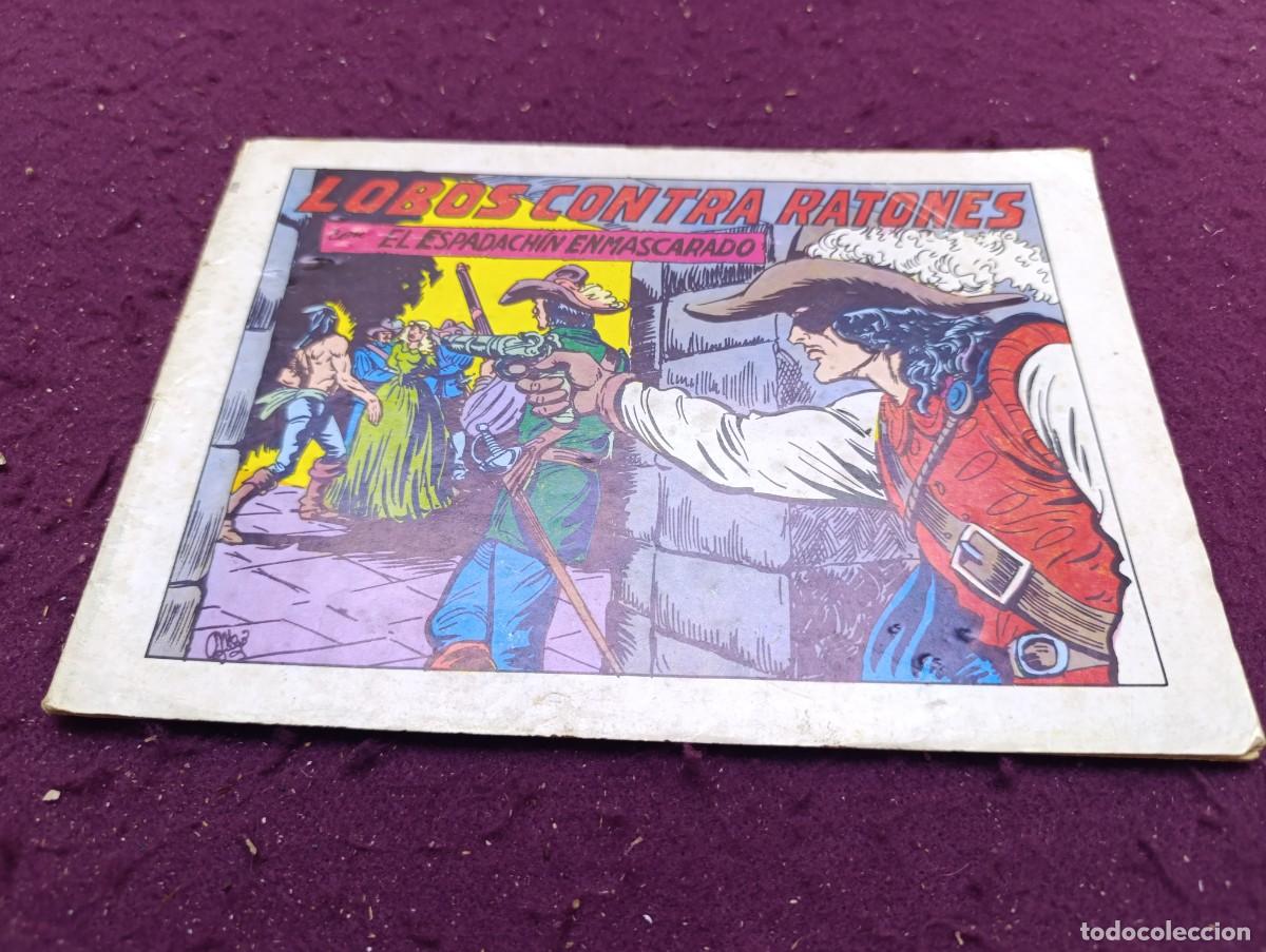 Comics: Tebeo o Comic, antiguo o vintage, Lobos contra Ratones, El Espadach&iacute;n Enmascarado, ed. Valenciana