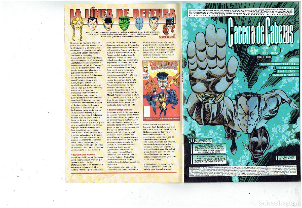 C&oacute;mics: LOS DEFENSORES. N&ordm; 5. FORUM, 2002. (B/55.1 RUM) - Foto 2
