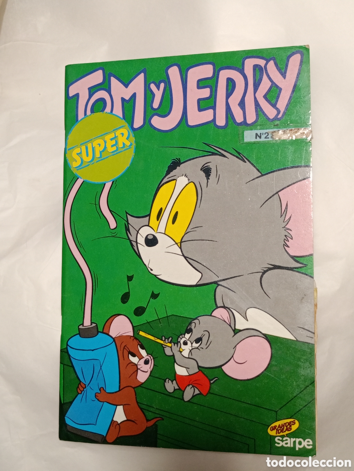 Comics : Tom y Jerry Super (n&uacute;mero 2), publicado en Espa&ntilde;a por Ediciones Sarpe
