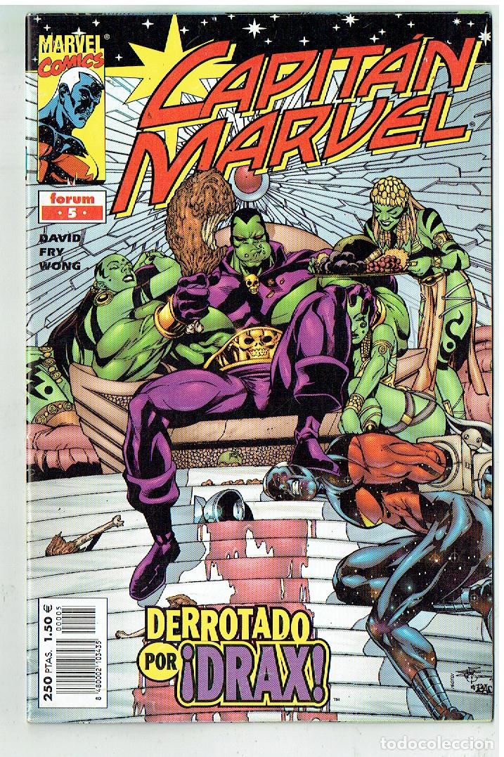 C&oacute;mics: CAPIT&Aacute;N MARVEL. FORUM. N&ordm; 5. DERROTADO POR &iexcl; DRAX !. (B/56.1 RUM)