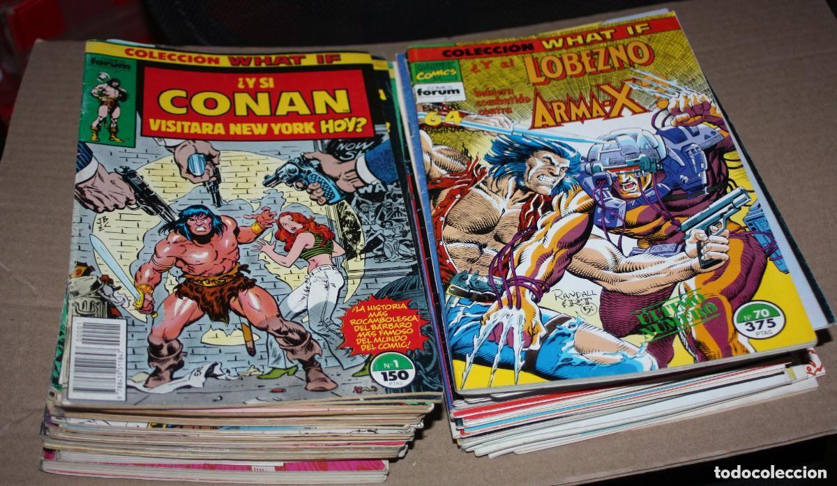 Comics : COLECCION COMPLETA WHAT IF? , VOL.1 (70 n&uacute;meros mas tres EXTRAS) FORUM, 1989/1994