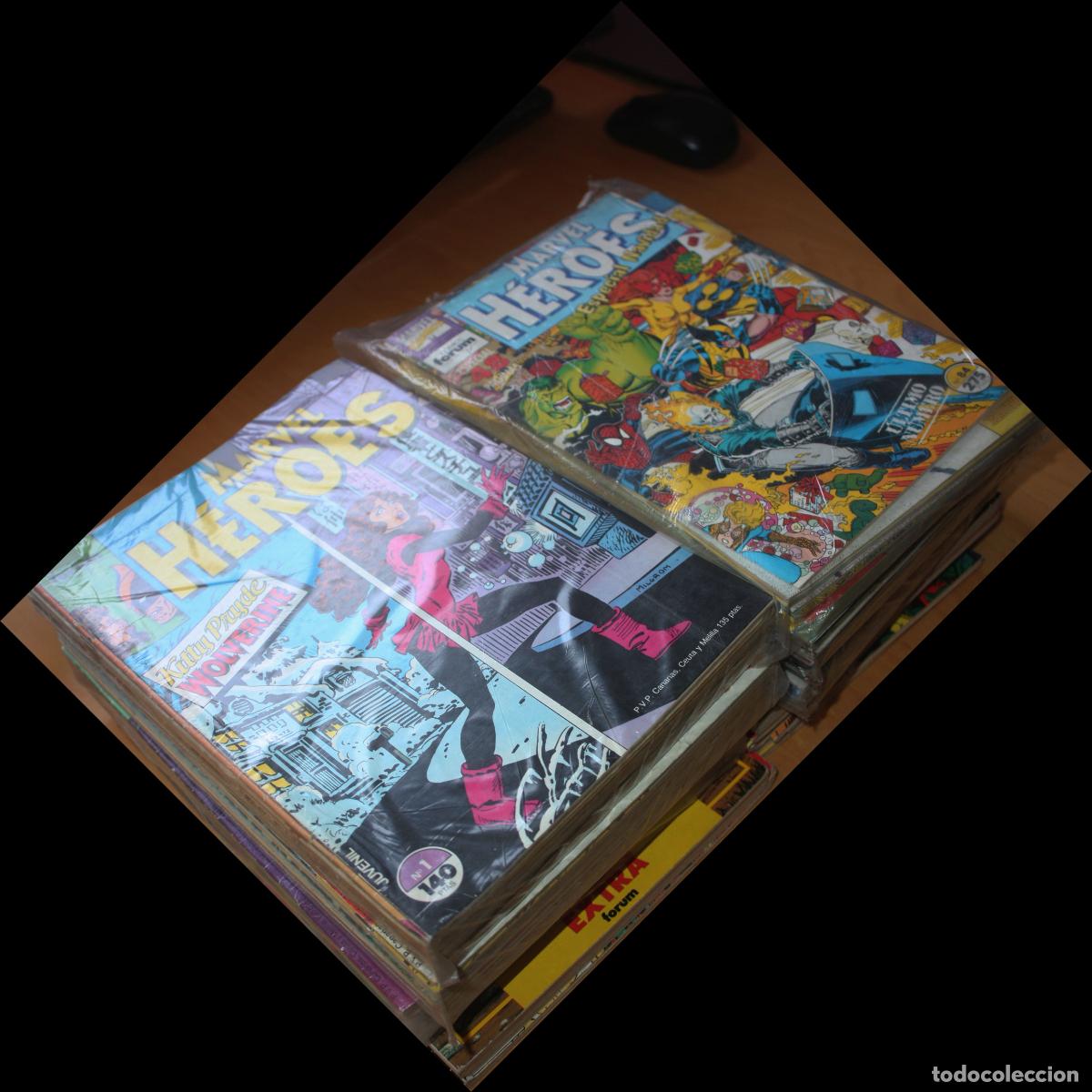 Comics: COLECCION COMPLETA MARVEL HEROES , 84 n&uacute;meros + 14 extras, FORUM.
