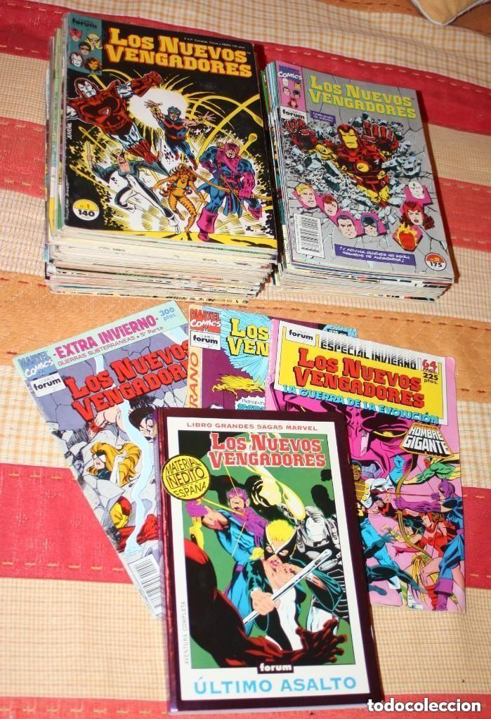 Comics: LOS NUEVOS VENGADORES (inc, DEFENSORES): 84 NUMEROS + 3 ESPECIALES + TOMO MATERIAL INEDITO en ESPA&Ntilde;A