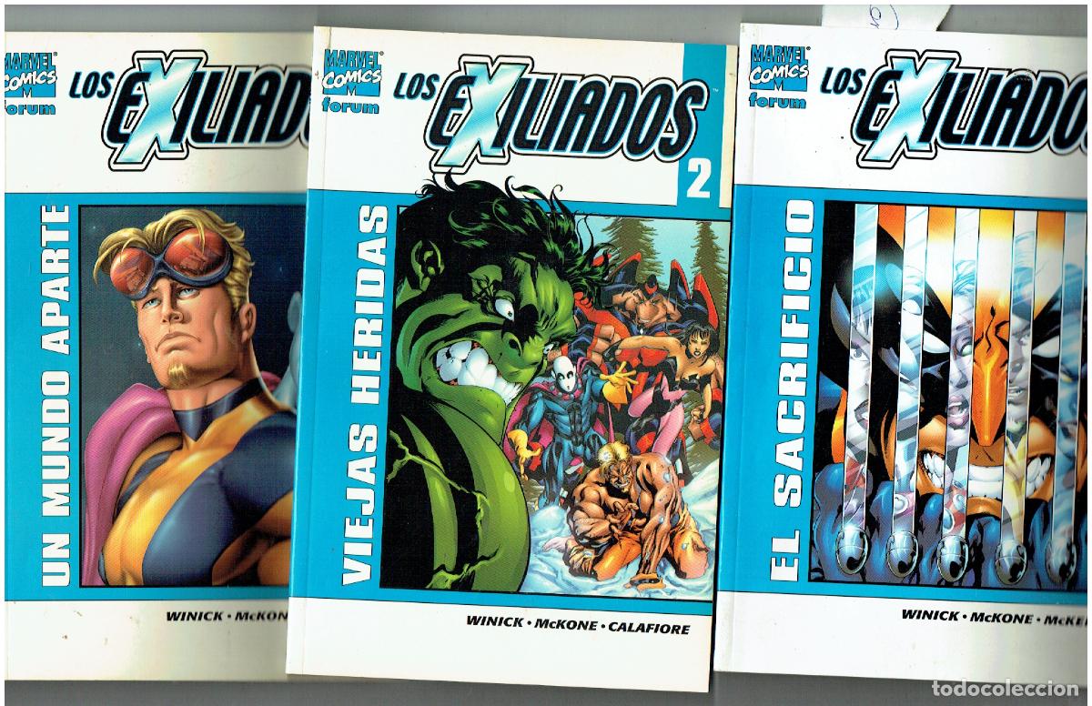 C&oacute;mics: LOS EXILIADOS. 3 TOMOS. COLECCI&Oacute;N COMPLETA. FORUM. 2001.(B/56.1 RUM)