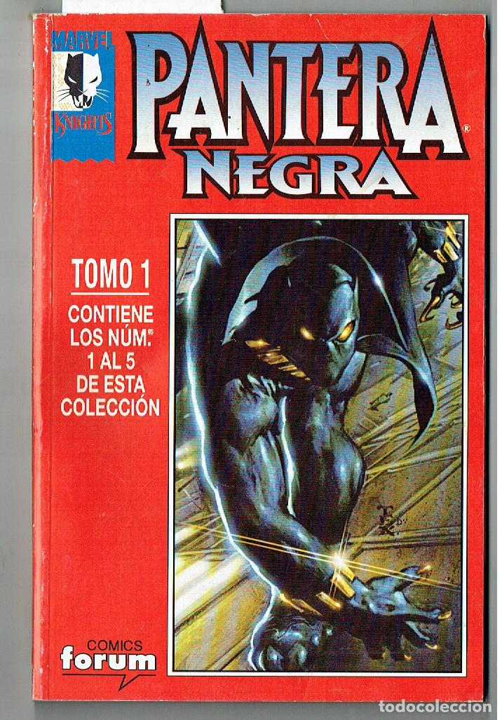 C&oacute;mics: PANTERA NEGRA. TRES TOMOS RETAPADOS. COLECCI&Oacute;N COMPLETA. 16 N&Uacute;MEROS. FORUM. 2001.(B/56.1 RUM)