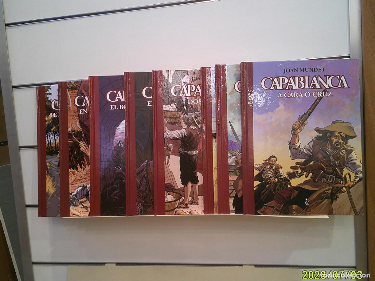 C&oacute;mics: LOTE 8 TOMOS DE CAPABLANCA N&ordm; 1-2-3-4-5-6-7 Y 8 TAPA DURA - CASCABORRA OFERTA (ANTES 137&euro;)