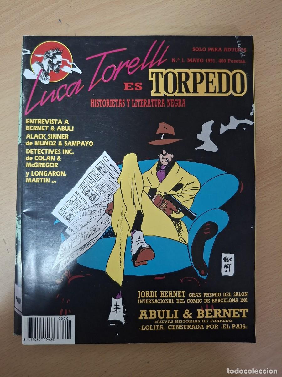 C&oacute;mics: COMIC LUCA TORELLI ES TORPEDO - EDICIONES MAKOKI 1991 - 4 NUMEROS OBRA COMPLETA