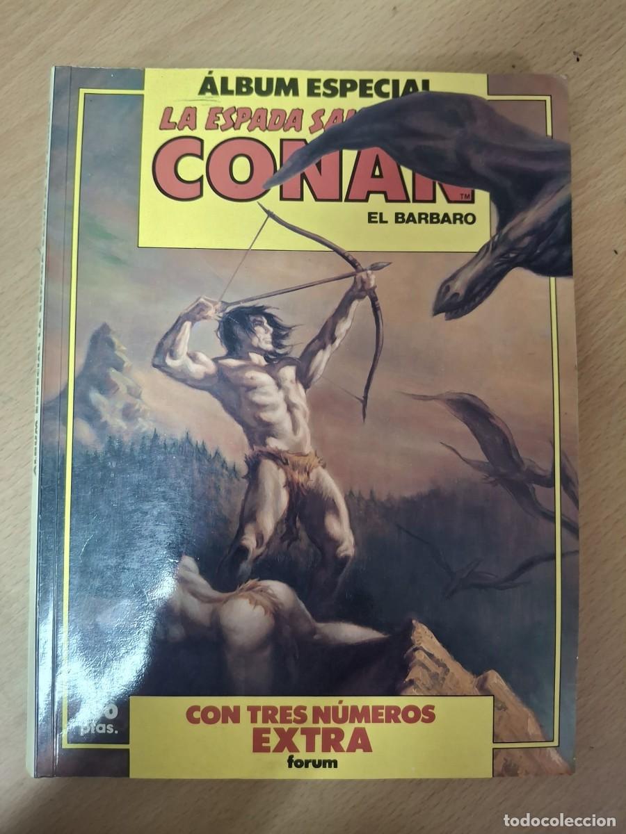 C&oacute;mics: COMIC RETAPADO LA ESPADA SALVAJE DE CONAN 83-84-85