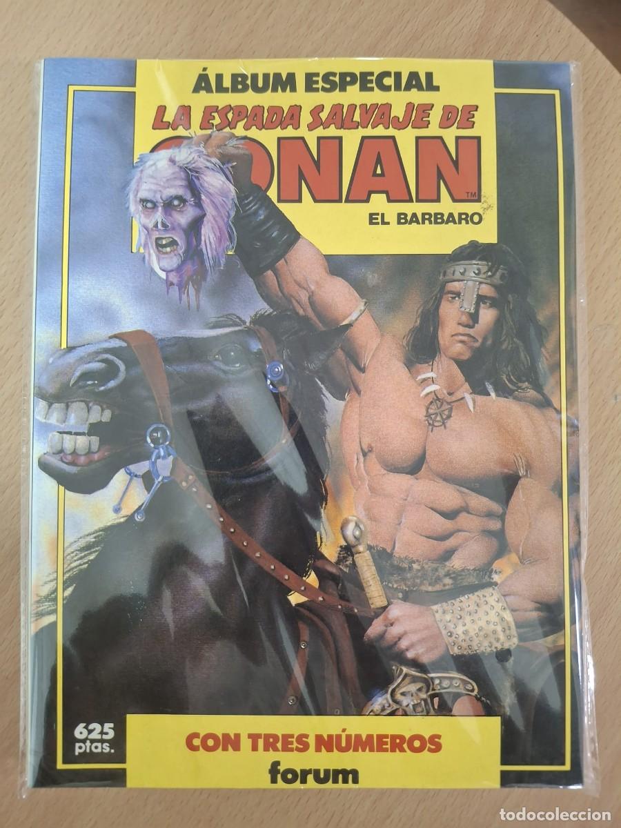 C&oacute;mics: COMIC RETAPADO LA ESPADA SALVAJE DE CONAN 93-94-95