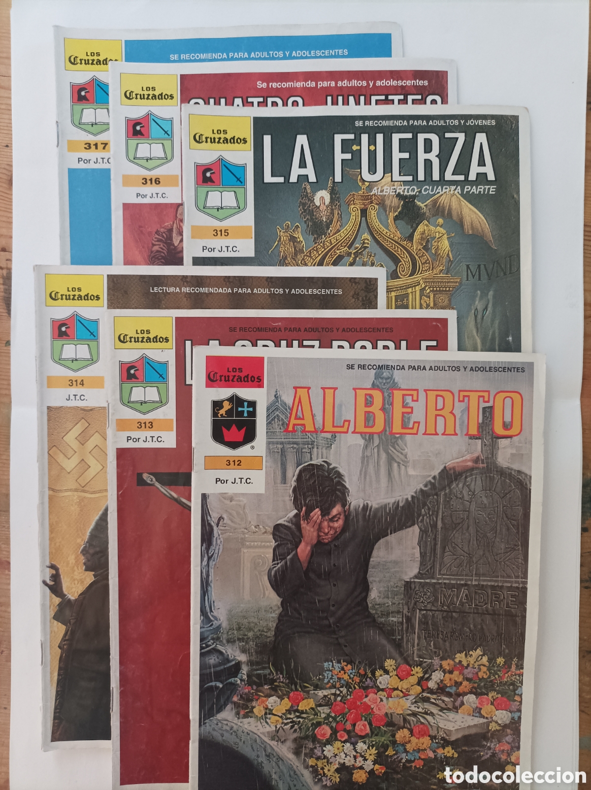 Comics : Alberto. El testimonio del ex sacerdote jesuita Alberto Rivera / J. T. C . Lote de 6 vol&uacute;menes