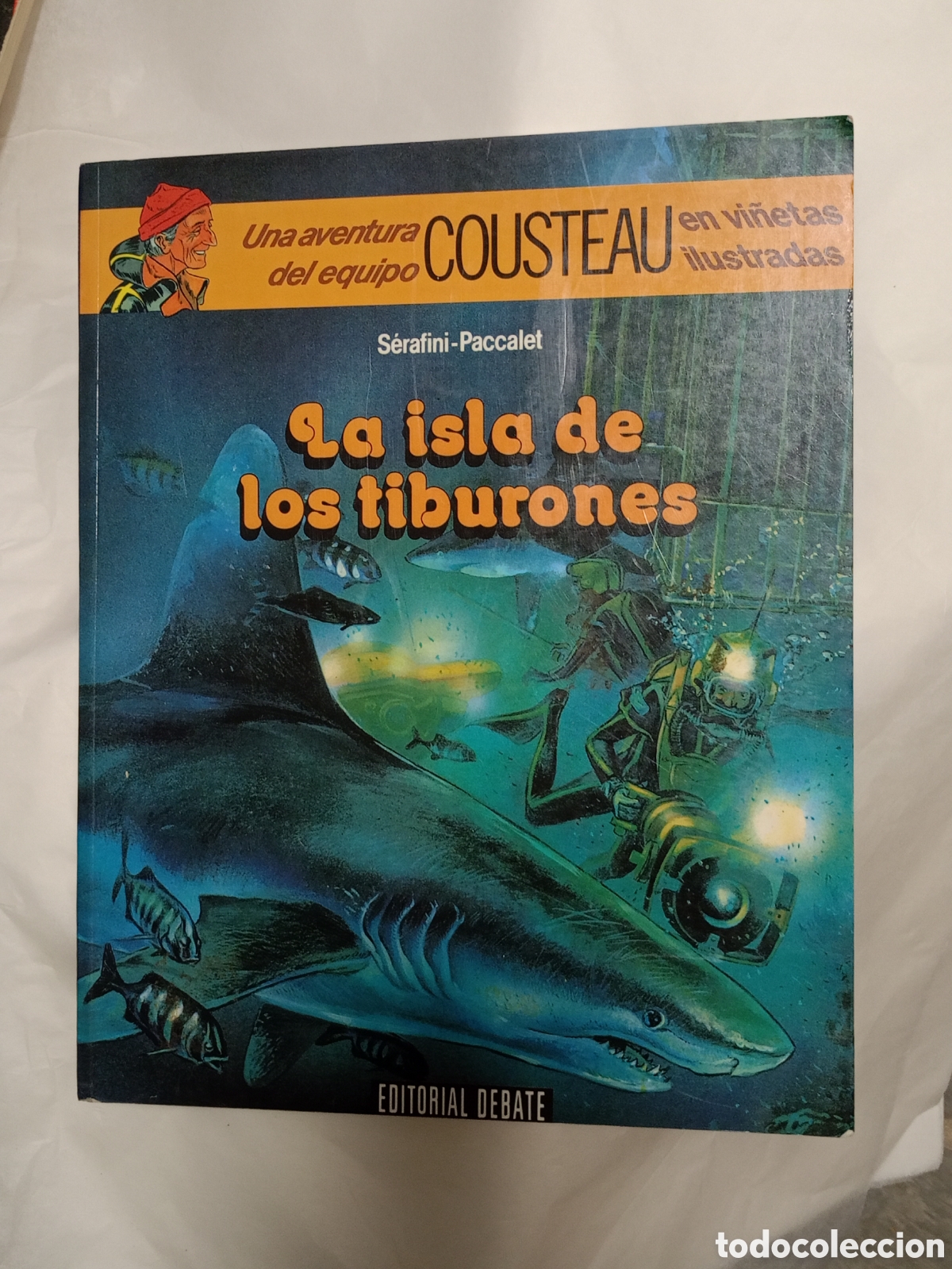 Comics: UNA AVENTURA DEL EQUIPO COUSTEAU: LA ISLA DE LOS TIBURONES - Editorial DEBATE - Diciembre 1992