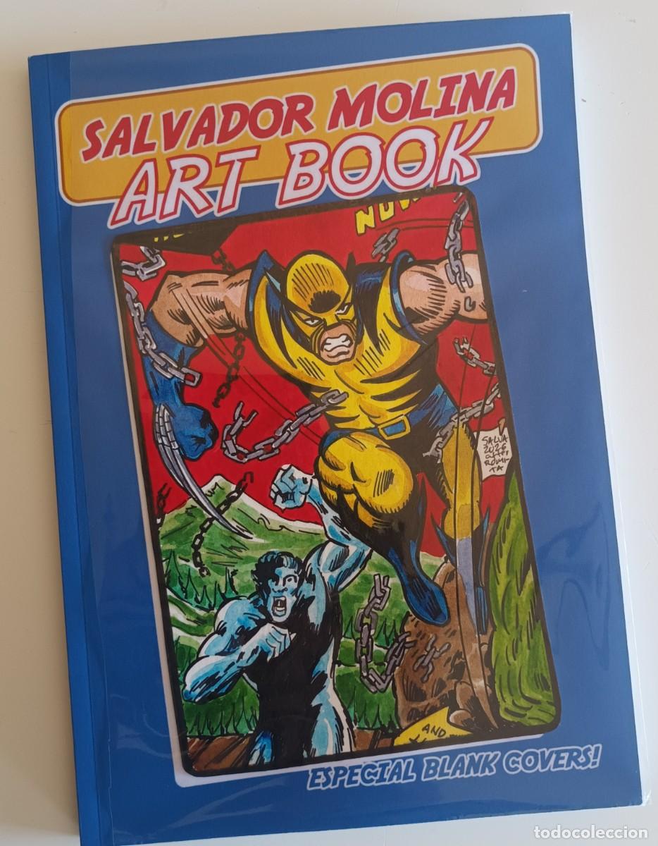 C&oacute;mics: Salvador Molina Art Book: Especial Blank Covers. Ejemplar &uacute;nico con dibujo original en portada