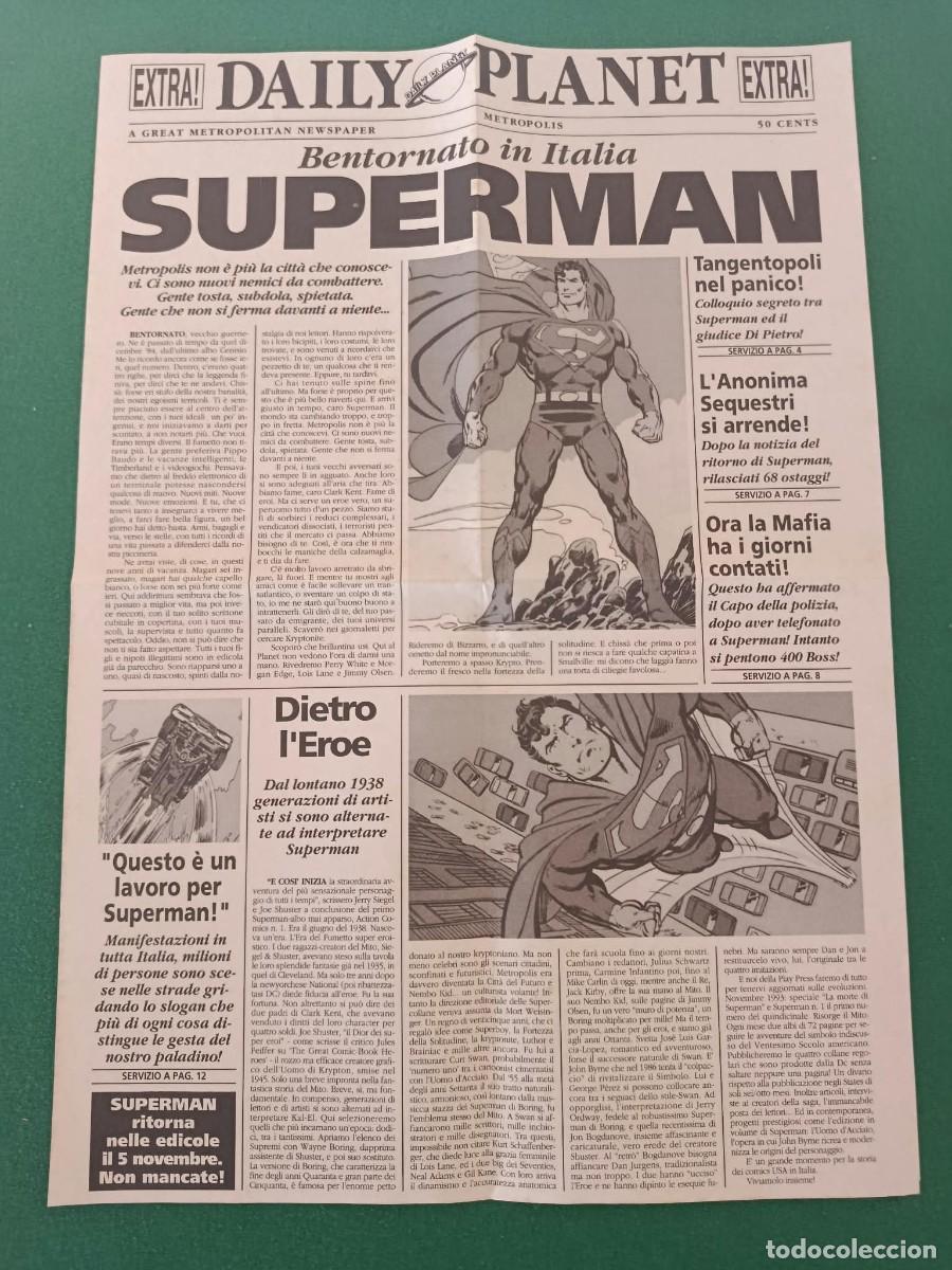 C&oacute;mics: Welcome to Italy Superman Daily Planet Mint