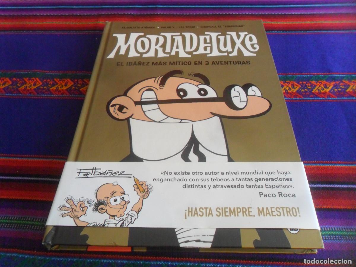 C&oacute;mics: MORTADELO MORTADELUXE EL IB&Aacute;&Ntilde;EZ M&Aacute;S M&Iacute;TICO EN 3 AVENTURAS. PENGUIN BRUGUERA CL&Aacute;SICA 1&ordf; ED 2023. MBE.