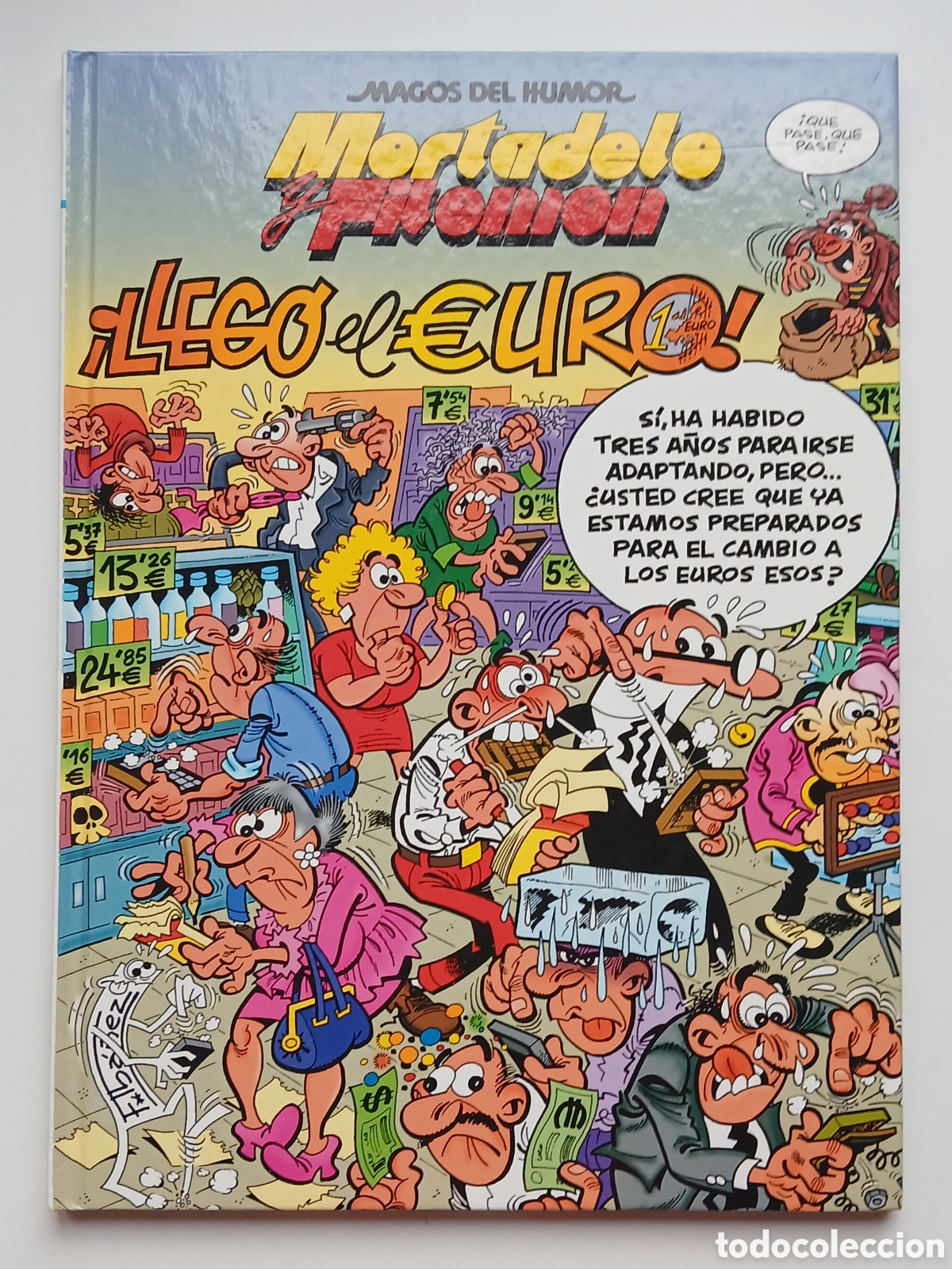 Comics : MORTADELO Y FILEMON - LLEG&Oacute; EL EURO, MAGOS DEL HUMOR, EDICIONES B FRANCISCO IB&Aacute;&Ntilde;EZ, A&Ntilde;O 2001
