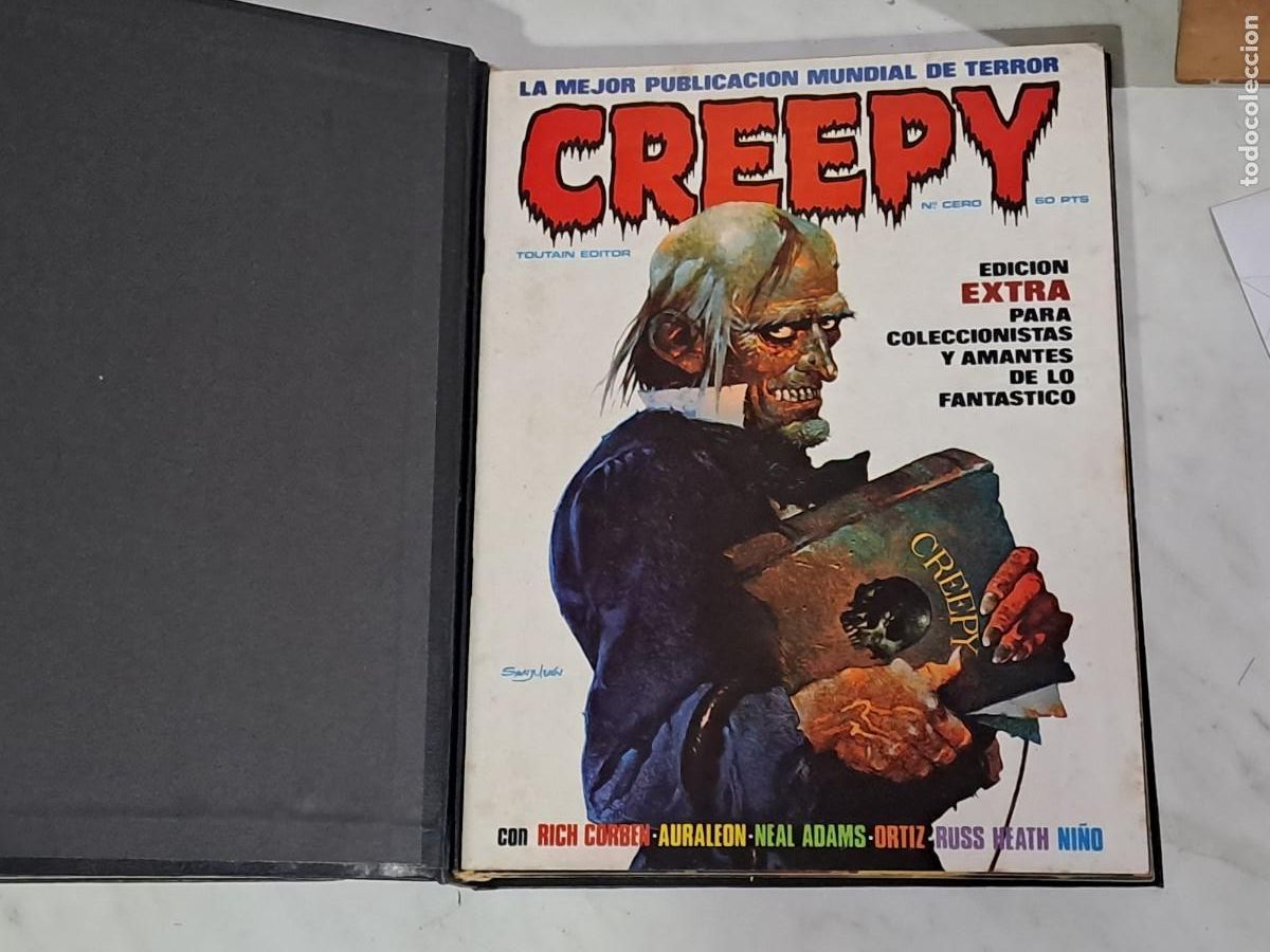 C&oacute;mics: Creepy completa del 0 al 79 mas 6 almanaque y un especial, Toutain en muy buen estado Bolsa DA