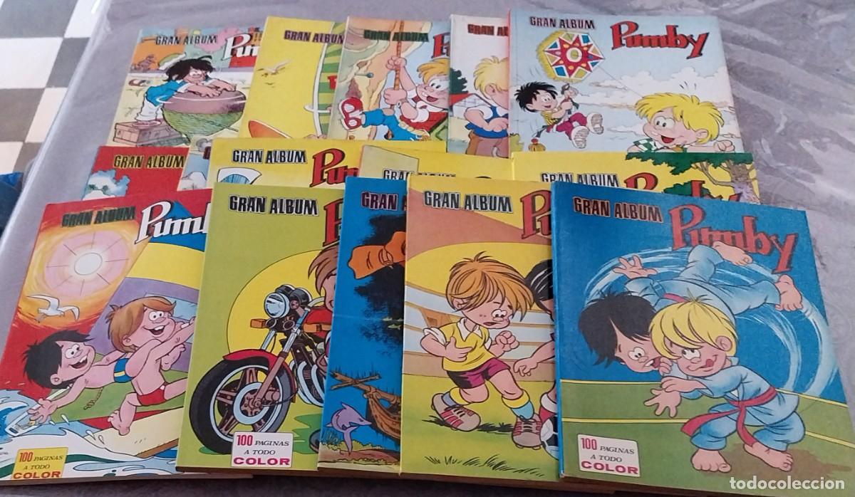 C&oacute;mics: LOTE DE 15 TEBEOS GRAN ALBUM PUMBY.
