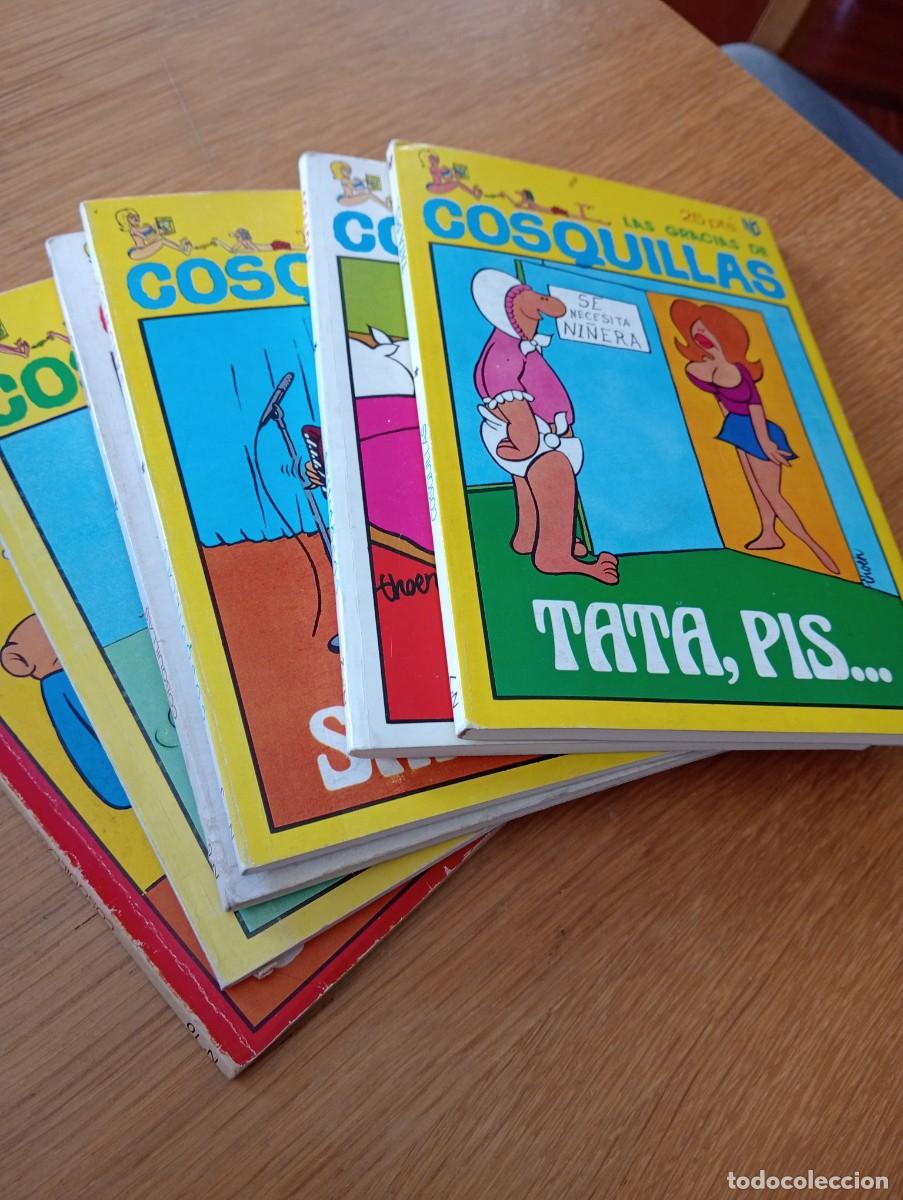 Comics : LOTE CON 6 EJEMPLARES DE LAS GRACIAS DE COSQUILLAS (DE 14). R&Uacute;STICA. MARC BEN. 1976.