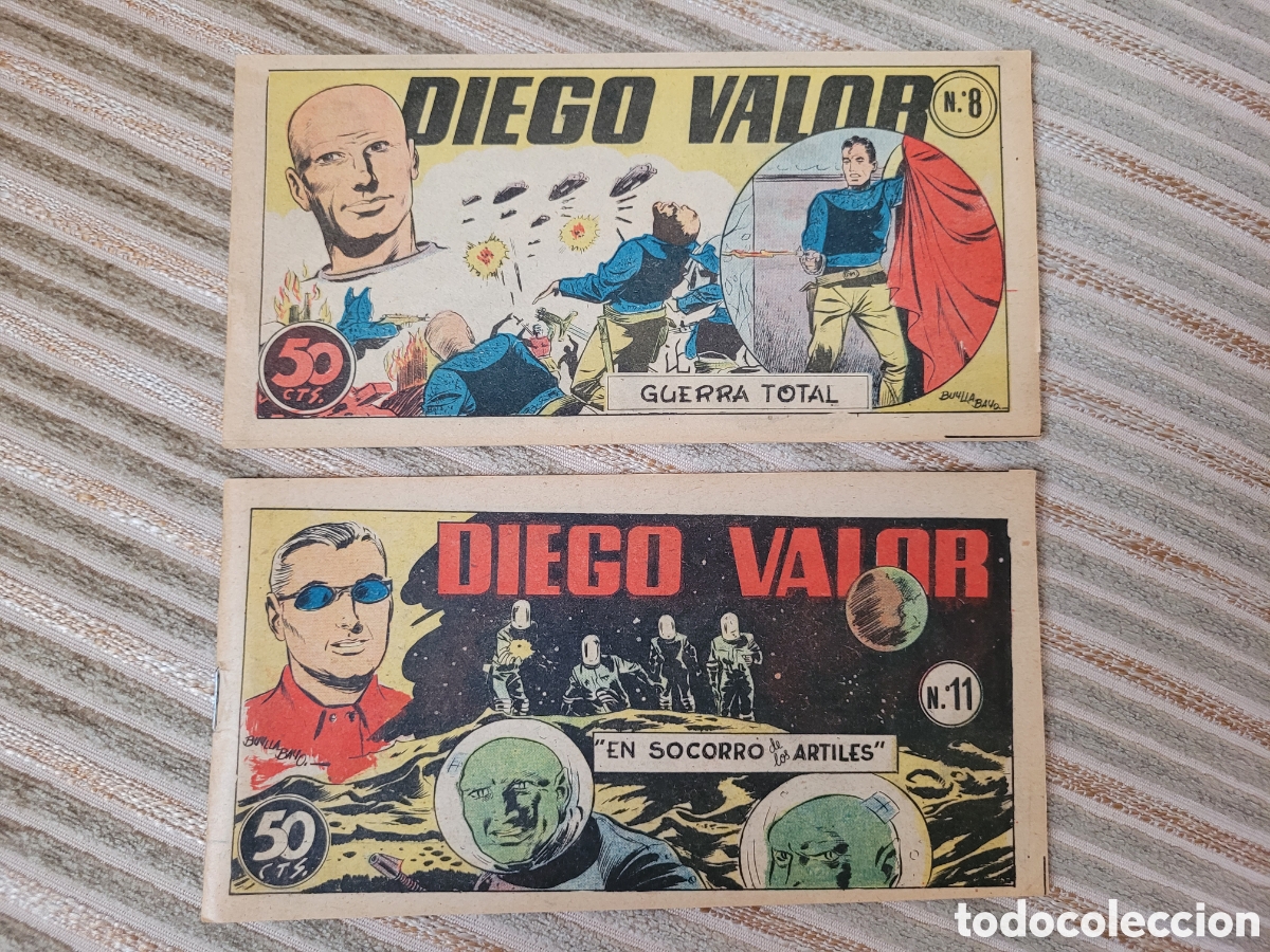 C&oacute;mics: DIEGO VALOR, n&uacute;meros 8 y 11