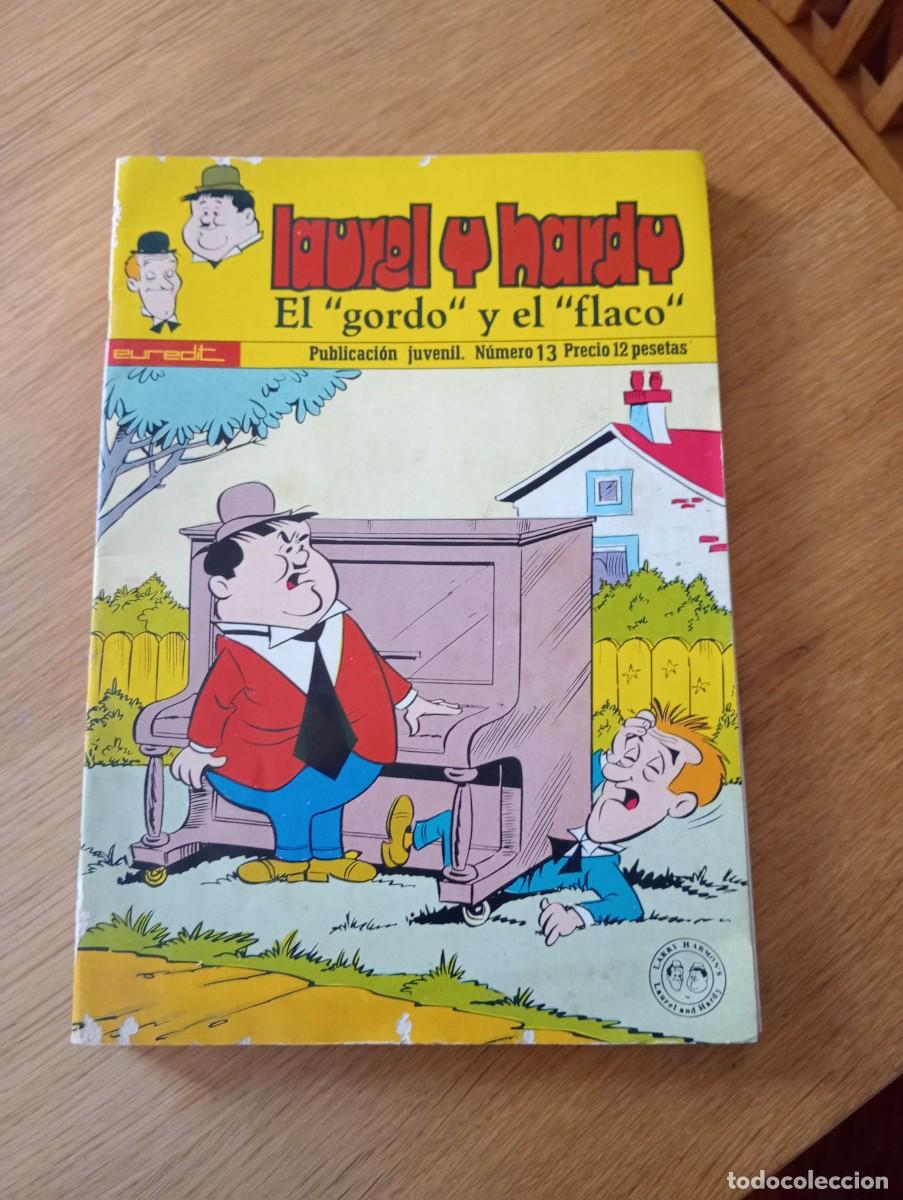 C&oacute;mics: LOTE CON 8 EJEMPLARES DE LAUREL Y HARDY (DE 101). GRAPA. EUREDIT. 1971 &ndash; 74. - Foto 5
