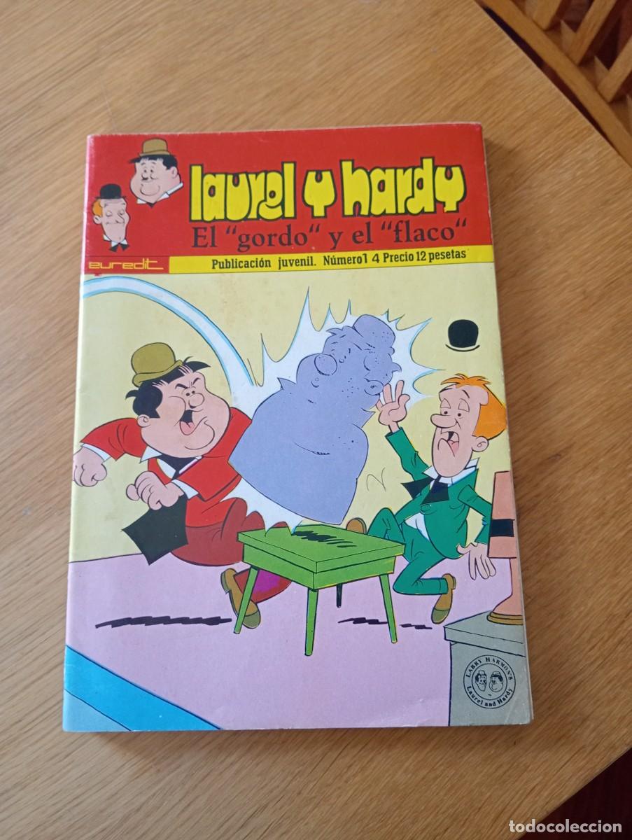 C&oacute;mics: LOTE CON 8 EJEMPLARES DE LAUREL Y HARDY (DE 101). GRAPA. EUREDIT. 1971 &ndash; 74. - Foto 6