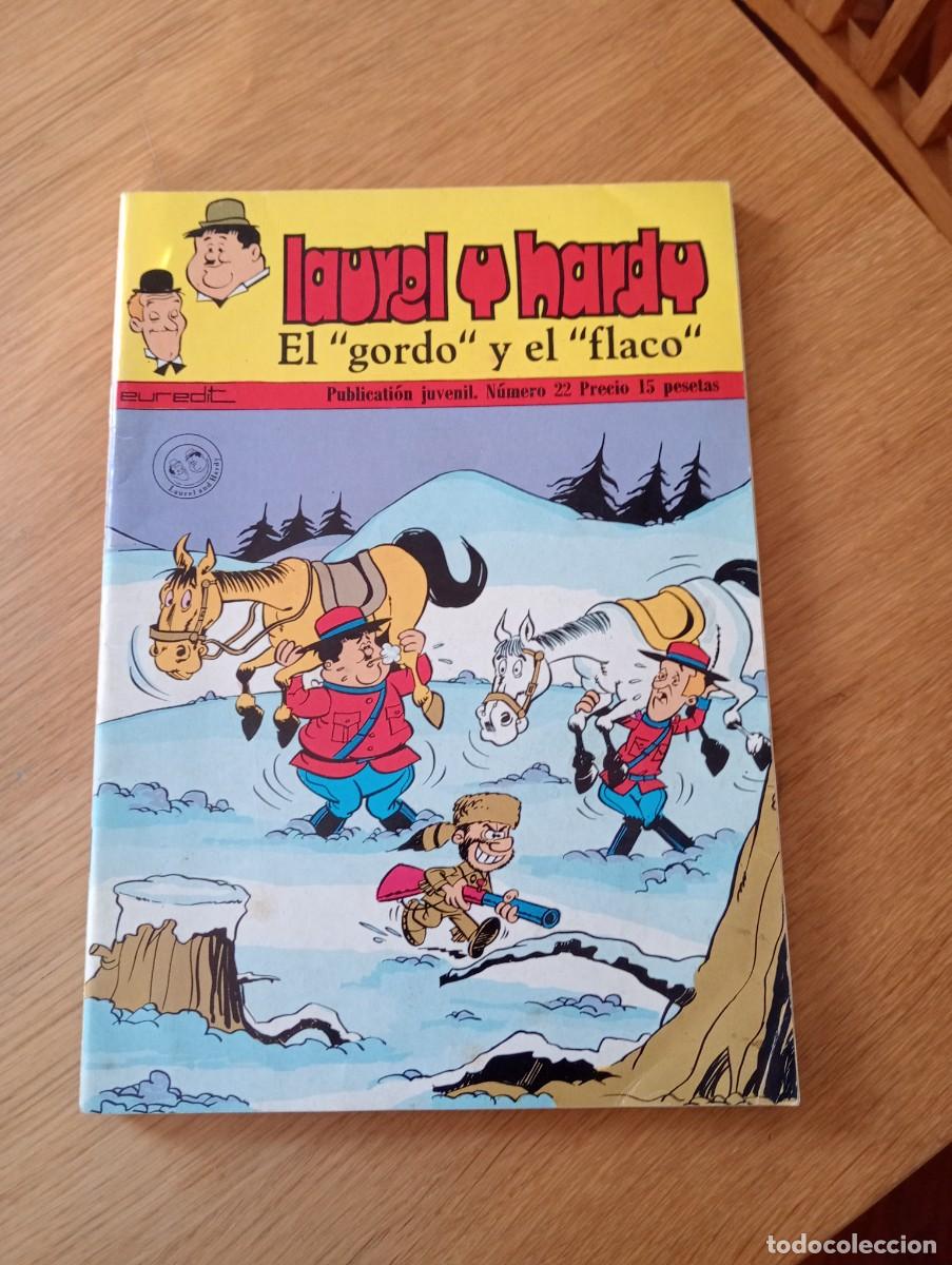 C&oacute;mics: LOTE CON 8 EJEMPLARES DE LAUREL Y HARDY (DE 101). GRAPA. EUREDIT. 1971 &ndash; 74. - Foto 7