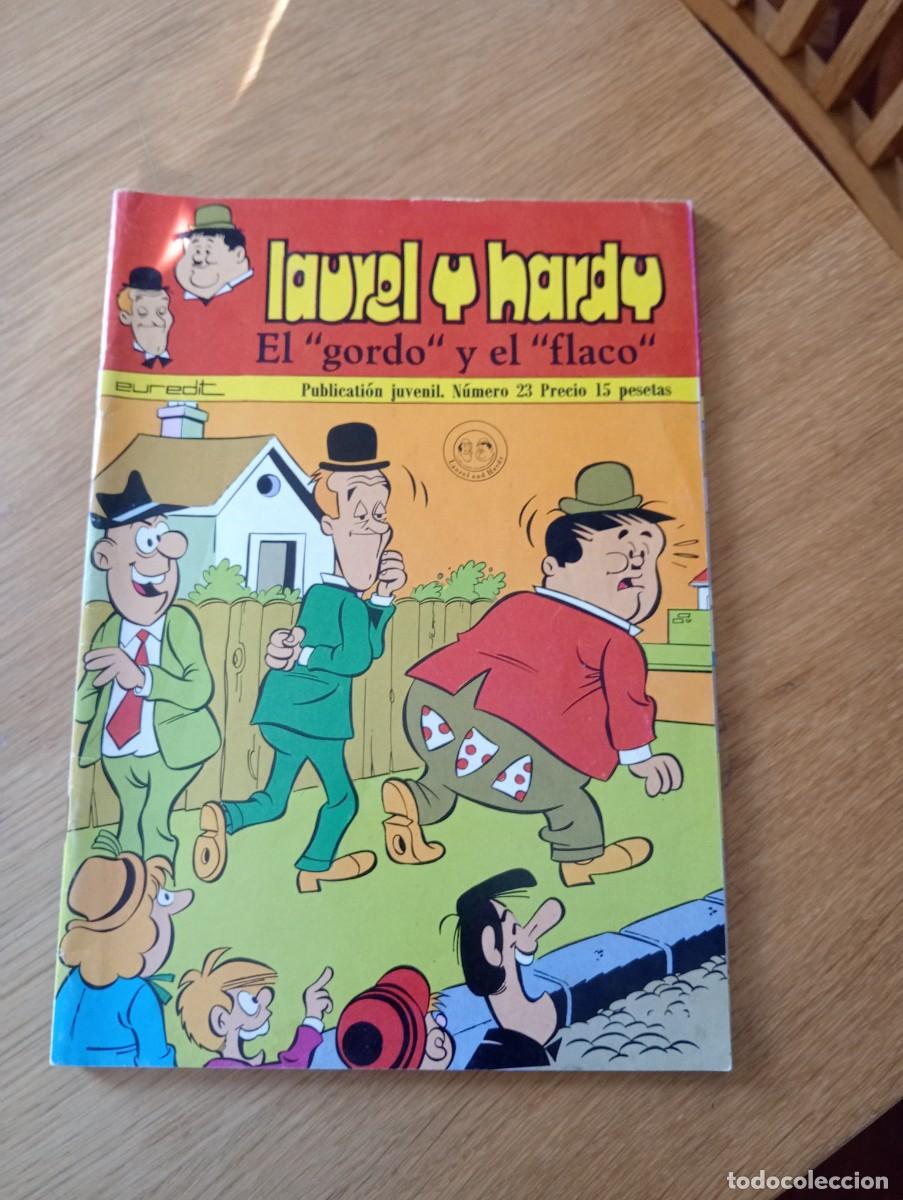 C&oacute;mics: LOTE CON 8 EJEMPLARES DE LAUREL Y HARDY (DE 101). GRAPA. EUREDIT. 1971 &ndash; 74. - Foto 8