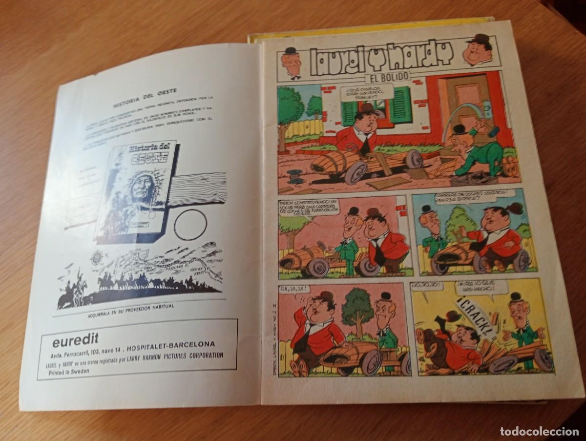C&oacute;mics: LOTE CON 8 EJEMPLARES DE LAUREL Y HARDY (DE 101). GRAPA. EUREDIT. 1971 &ndash; 74. - Foto 10