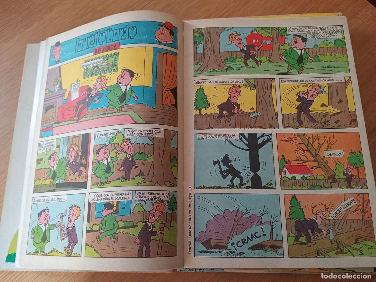 C&oacute;mics: LOTE CON 8 EJEMPLARES DE LAUREL Y HARDY (DE 101). GRAPA. EUREDIT. 1971 &ndash; 74. - Foto 13