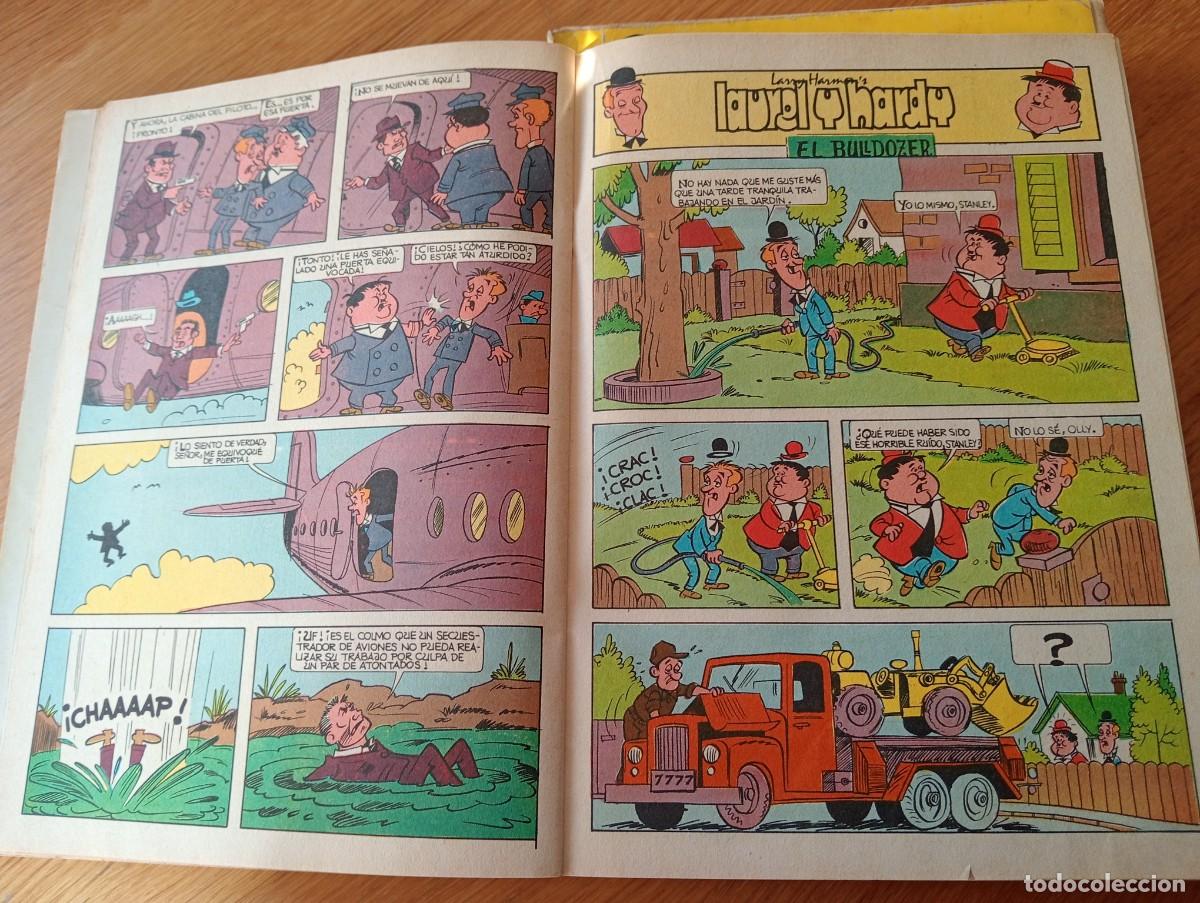 C&oacute;mics: LOTE CON 8 EJEMPLARES DE LAUREL Y HARDY (DE 101). GRAPA. EUREDIT. 1971 &ndash; 74. - Foto 14