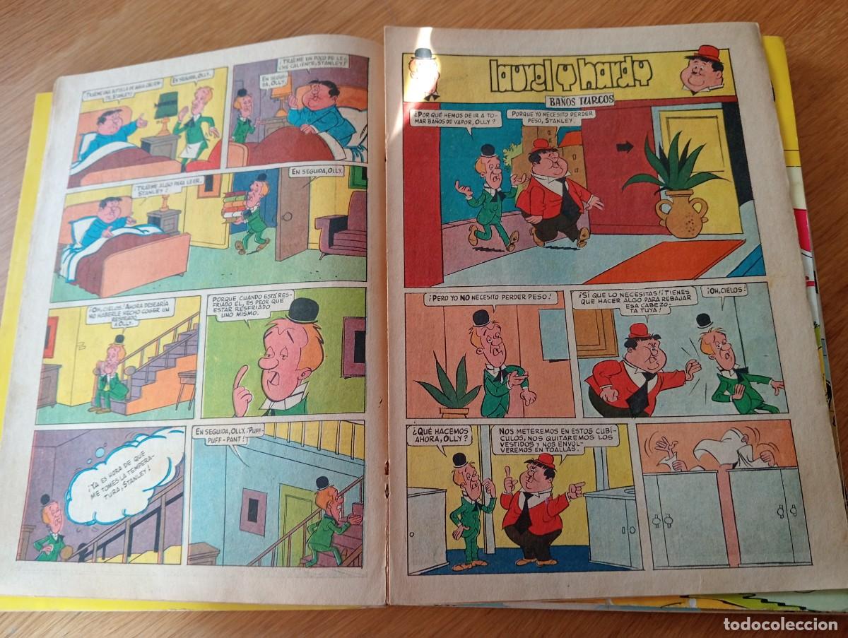 C&oacute;mics: LOTE CON 8 EJEMPLARES DE LAUREL Y HARDY (DE 101). GRAPA. EUREDIT. 1971 &ndash; 74. - Foto 15