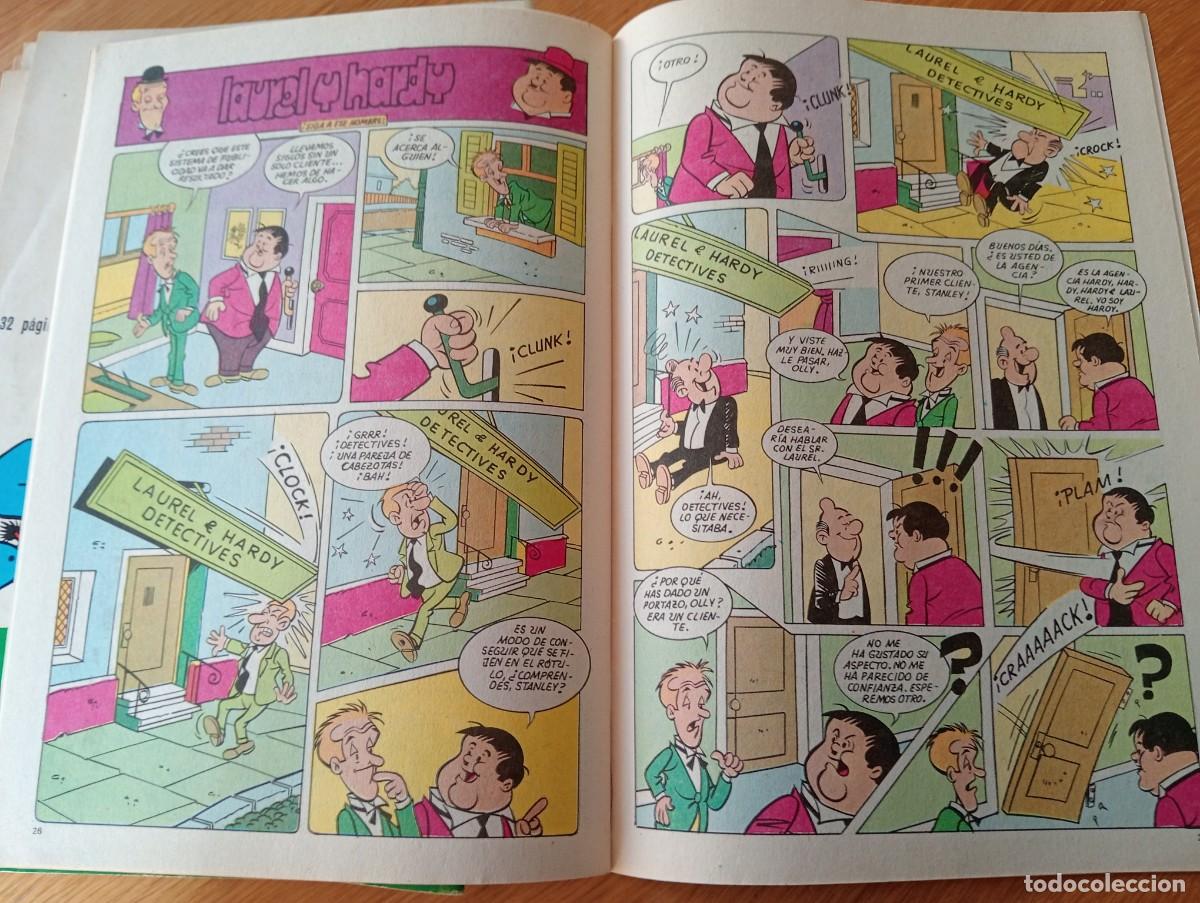 C&oacute;mics: LOTE CON 8 EJEMPLARES DE LAUREL Y HARDY (DE 101). GRAPA. EUREDIT. 1971 &ndash; 74. - Foto 25