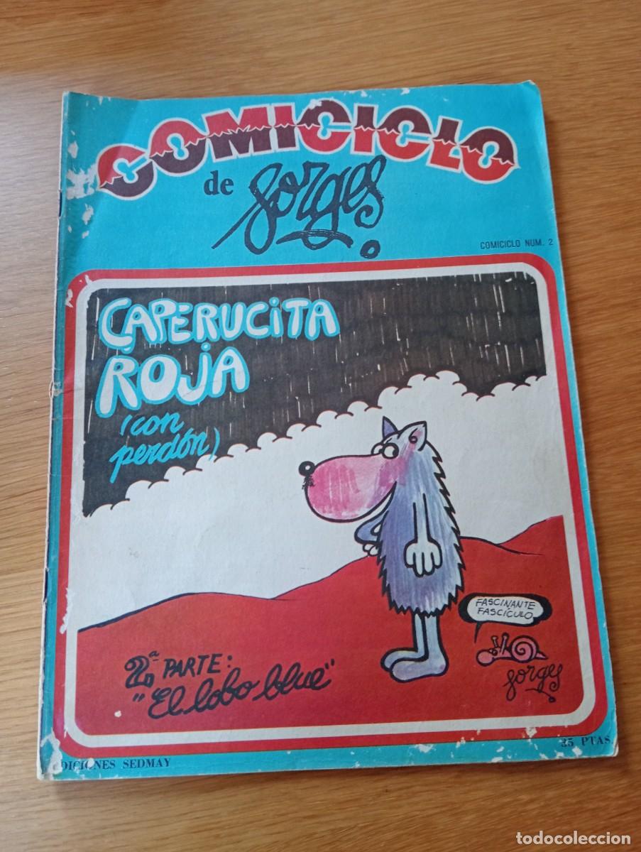 C&oacute;mics: COMICICLO DE FORGES N.&ordm; 2 (DE 27). CAPERUCITA ROJA (CON PERD&Oacute;N). GRAPA. SEDMAY EDICIONES. 1974.