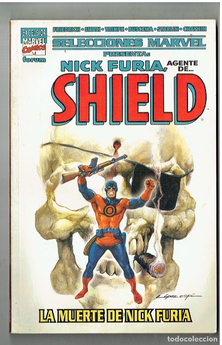 Comics: SELECCIONES MARVEL. LA MUERTE DE NICK FURIA, AGENTE SHIELD. FORUM. (B/56.1 RUM)