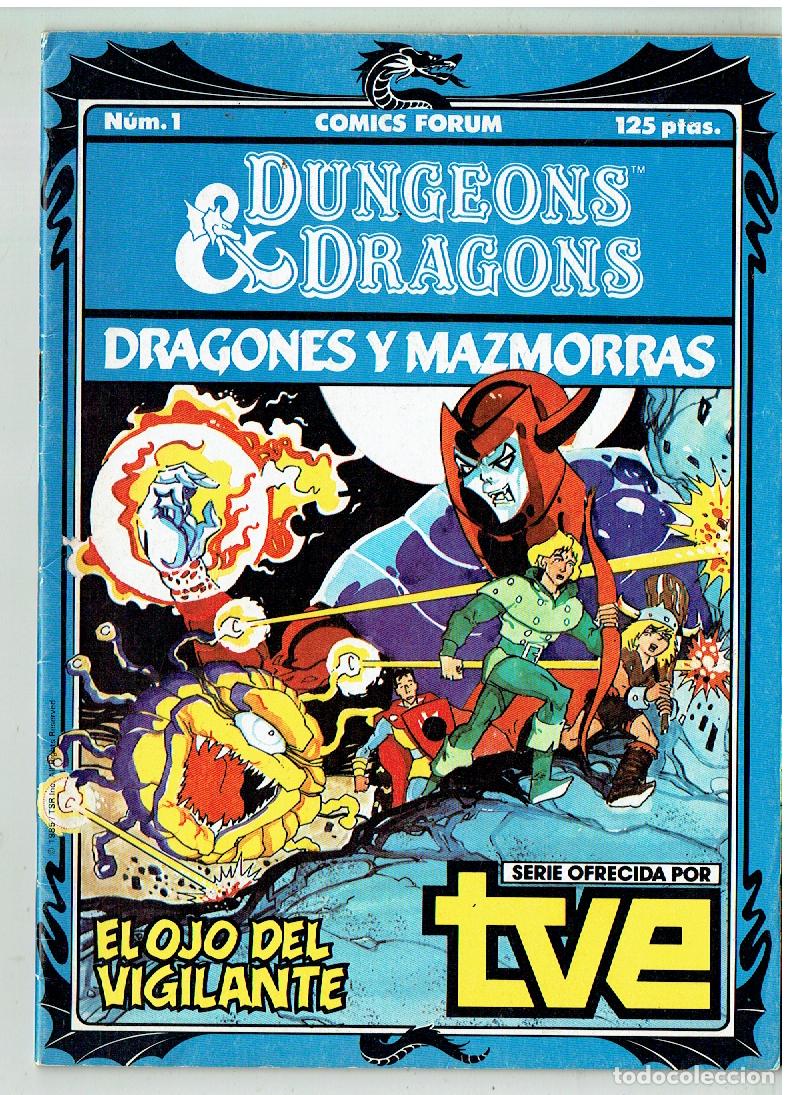 C&oacute;mics: DUNGEONS & DRAGONS. DRAGONES Y MAZMORRAS. N&ordm; 1. EL OJO DEL VIGILANTE. FORUM. 1985. (B/56.1 RUM)
