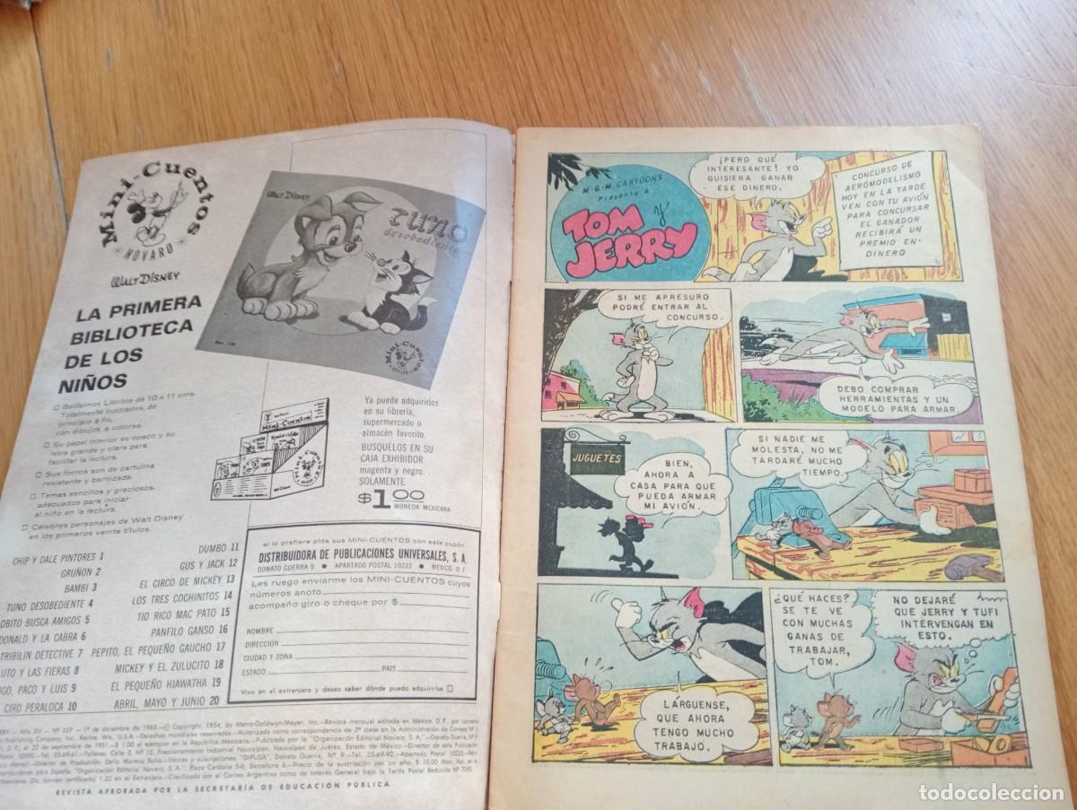 C&oacute;mics: TOM Y JERRY N.&ordm; 227 (DE 896). GRAPA. EDITORIAL NOVARO. 1965. - Foto 3