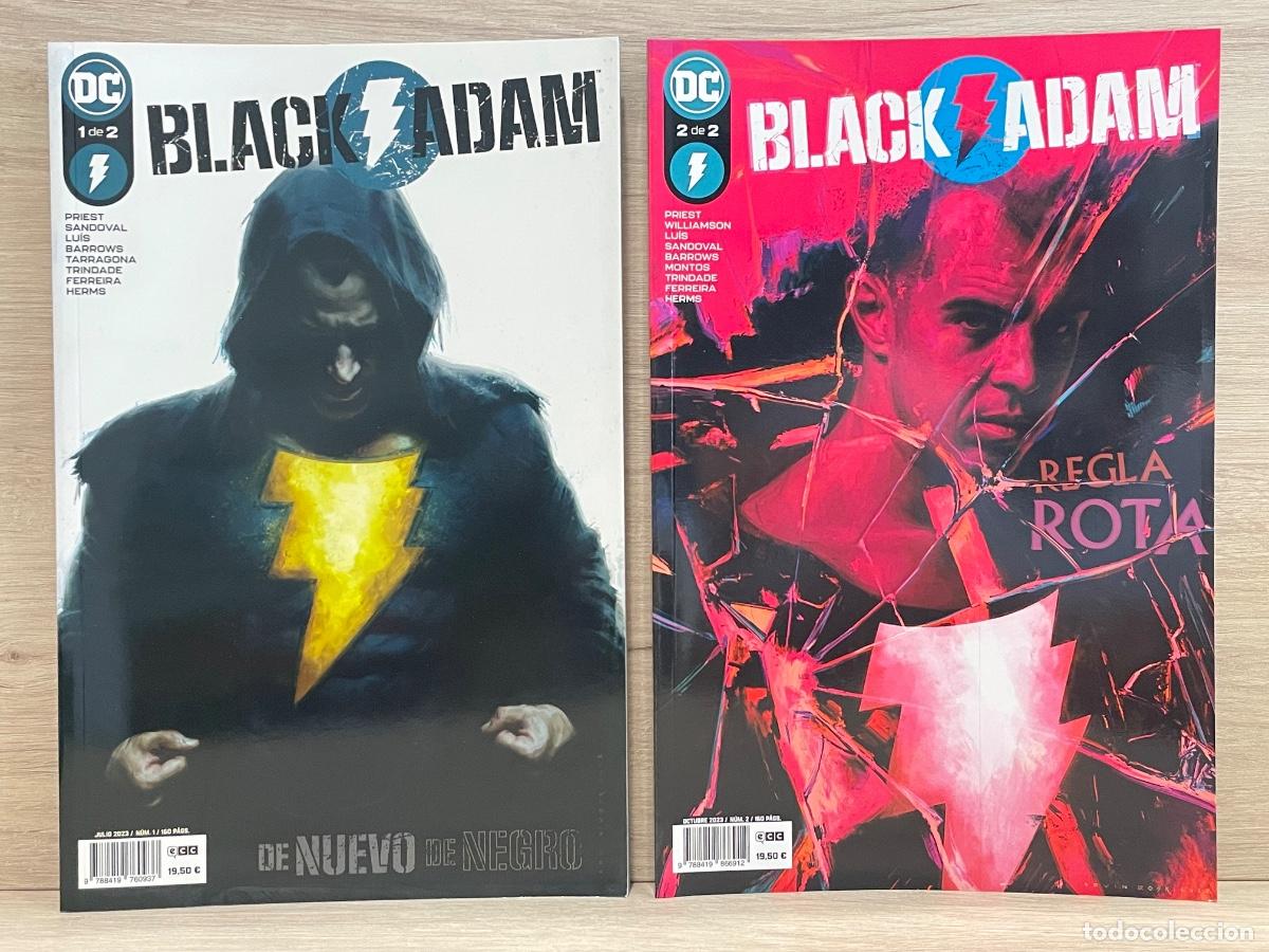 C&oacute;mics: Black Adam - Completo 2 vol&uacute;menes - Christopher Priest, Rafa Sandoval, Eddy Barrows - ECC