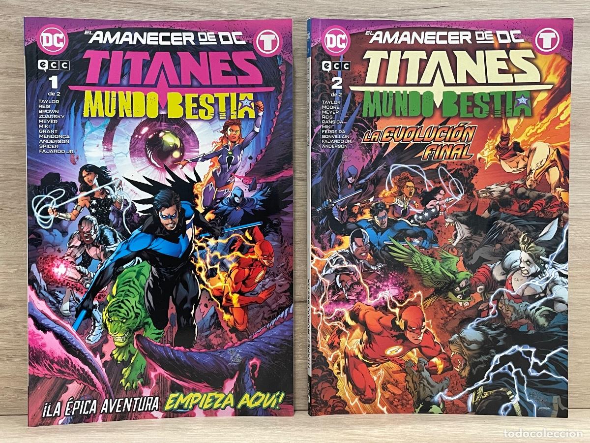 C&oacute;mics: Amanecer de DC. Titanes: Mundo Bestia - Brad Anderson, Ivan Reis, Lucas Meyer - ECC